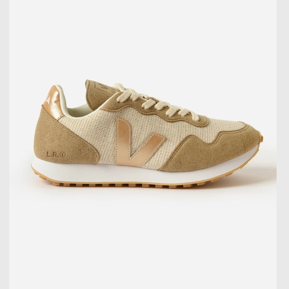 Veja Women's SDU J-Mesh Sneakers - Brown and Cream - Picture 4 of 9